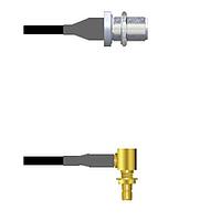 Amphenol Custom Cable Q-1U03H0003024i RF Cable Assemblies N-SJB/SMB-RJB G174 24I