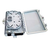 Bud Industries FBR-11605 Distribution Box Fiber-Optic Distribution Box, 4-Core (7.3 X 4.6 X 1.6 In)