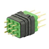 Eaton Souriau-Sunbank 8MQ2M0936RBS046S Modular Connectors - Push Pull MQuick module, unsealed, with male straight PCB contacts, delivered with cap