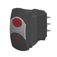 Carling Technologies V6B1D88C-HRPCT-00000 Rocker Switches V6B1D88C-HRPCT-00000