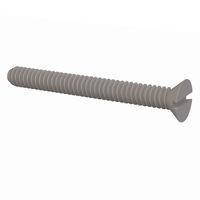 Essentra Components 020632A125 Slotted Countersunk 82 Slotted CSK Screw, #6-32 Thread, 1 1/4 Lg