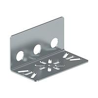 Banner Engineering SMBAMS22RA3 LED Mounting Hardware Bracket: Automotive; CRS zinc; 3 x 22 mm hole; Right-Angle