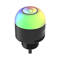 Banner Engineering K50PTALRGB7A Pro Touch Audible Button K50 Pro Touch Series: 7-Color RGB Touch Sensor with Audible; 12-30 V dc; Polycarbonate; IP67 IP69K; Bimodal, NO, Latching; Multicolor; 2 m (6.5 ft) Integral Cable