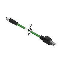 Molex 1201088122 Double Ended MicroChg to Std RJ45 Crdst MM ST/RJ45 4P