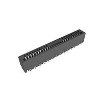 Amphenol FCI HFW27S-4STZE1HLF FFC & FPC Connectors 1.00mm Flex Connector, HFW Straight series, 27 Position, Top Entry Surface Mount, Tin plating, Non-ZIF, Halogen-free .