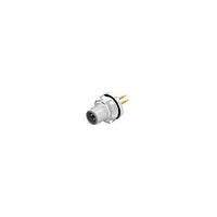 Amphenol CONEC 43-01035 Connectors MALE SCKT M12X1 DIP SOLDER BACK MOUNTING