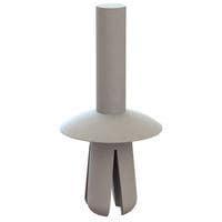Essentra Components 61PR700100 Push-In Rivet Push Rivet, .187 Hole, .156-.281 Panel Thk
