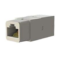 EMO Systems EN-76VE-S Couplers 6 kV AC 10Gb/s Snap-Fit Network Isolator, 90 angled