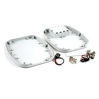 Hammond Manufacturing 1599TABMGYBAT Battery Door Enclosure FR ABS w/BatteryDoor 1.06x5.31x6.67" Gre