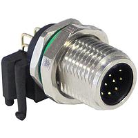 Bulgin PXMBNI12RAM12APCM12 Right Angle M12 A-coding 12 Pins Male R/A Mount