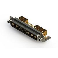 EDAC 629-17W5240-5TE Mixed Contact D-Sub Connectors Right-angle Power Combo D-Sub Connector