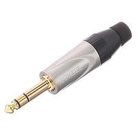 Amphenol Audio JS3P-AU Phone Connectors 1/4"PLSTC BKSHELL SAT FNSH GLD PLT CNT