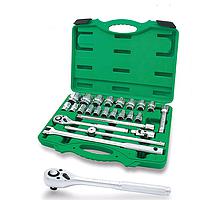 TOPTUL GCAI2414 Professional Grade DR. Flank Socket Set (1/2", 24 pcs)
