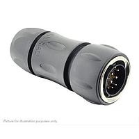 Eaton Souriau-Sunbank UTGX6JC14E12PX Plugs Plug, with cable gland backshell, with 12 male solder contacts, IP68/69K in unmated conditions, keying X