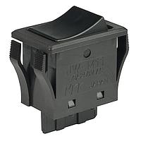 NKK Switches JWM11RAA/UCV Rocker Switches SPST TV5 RATED BLACK CAP & BODY