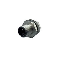 NorComp 859-LP5-10SR004 Connectors M12 5P L-CODE MALE PNL SC SS SHL,SS NUT
