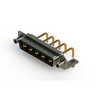 EDAC 629-5W5-250-1TD Mixed Contact D-Sub Connectors Right-angle Power Combo D-Sub Connector