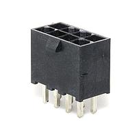 Molex 46207-1208 Shrouded Mini-Fit Jr LCP Vert . Hdr NoPeg 8Ckt Tin