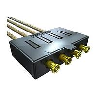 Samtec GRF7-J-P-06-GF-RA-TH1 RF Connectors / Coaxial Connectors 5.00 mm 75 Ohm  Ganged Micro-Miniature RF Jack