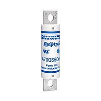 Mersen A70QS60-4 High Speed Fuse Fuse,High Speed,No Blown Indicator,Bolt-In,200kA AC,100kA DC,700VAC/DC,60A