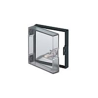 BOPLA 17960000 Enclosures, Boxes, & Cases DOOR, FRONT, CLEAR, UNINORM, SNAP ON W/ KNOB, POLYCARB
