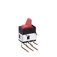 NKK Switches GW22LCH Paddle Switches DPDT ON-ON RED R/A PADDLE ACTUATOR