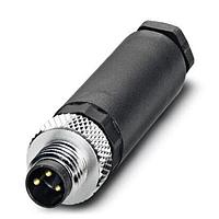 PHOENIX CONTACT 1501252 Straight M8 PLG 3P SCREW TERM SACC-M 8MS-3CON-M-S