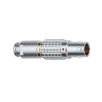 LEMO FGJ.2B.308.CYMD72Z Connectors FML STR PLUG 2KEY BRS SHELL COLLET NUT