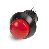 OTTO HP7-DR15321 Pushbutton Switch 18"RaisedDome Potted 26 AWG Leads Black