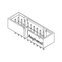 Amphenol Commercial Products G823J201240CHR Shrouded Box Header For USB 3.0,2.0mm Pitch STR DIP,2x10Pin,15u" Gold,NY9T,BLUE,Removed#20Pos,No Latch Type,Tail=2.8mm