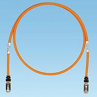Panduit STP6X7OR Cat 6a Copper Patch Cord, Cat 6A, Orange S/FTP