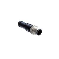 Amphenol LTW M12A-04BMMM-SL8N10 Sensor Cables / Actuator Cables M12 Circular Metric Connector, A Code, Metal, 4A, 04 pins, Male Connector, Male Contact, Straight, Screw Thread, Overmolded, Length 10000mm, IP68 / IP69K