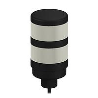 Banner Engineering TL70GR Modular Tower Light TL70 Tower Light; Black Housing: 2-Color Indicator; Voltage: 12-30 V dc; Environmental Rating: IP65; Input: Bimodal; Colors: Green Red; 2 m (6.5 ft) Integral Cable