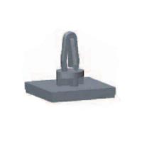 Heyco 10772-P Adhesive Base Support, Snap-Lock HCBS-03-AB NATURAL 10PK