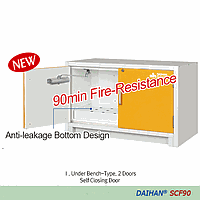 DaiHan DH.SCF9400 Safety Cabinet for Flammable, Stand-type, 405 Lit, with Patented Safe Drawer-type Shelves