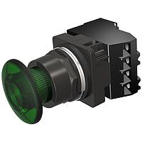 SIEMENS 52BP2DSAB Push-Pull PP2,4X,MTD,FV 24V,FULL ILL GRN,NO-NC,LED