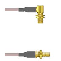 Amphenol Custom Cable Q-2Q03O000R120i RF Cable Assemblies SMA-RJB/SMB-SJB G316D 120I
