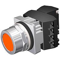 SIEMENS 52PM8A8C Flush PUSHBUTTON,MOM,ORG,FLUSH,2POS,3NO-3NC