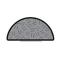LeaderTech SG040150D-48 Fabric Over Foam Gaskets FSG.04inX.150inX48in