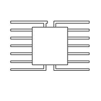 Microsemi Jan2N6990 MOSFETs 50V 800mA 400mW NPN Quad - Small-Signal BJT SMT