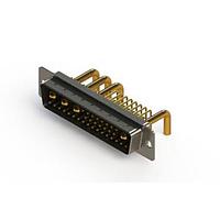 EDAC 629-36W4250-3N1 Mixed Contact D-Sub Connectors Right-angle Power Combo D-Sub Connector