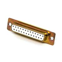 Cinch DB25SII Receptacle DSUB 25F SOD GF ZINC