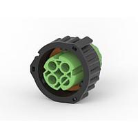 DEUTSCH - TE Connectivity 3-967325-2 Housings 2,5MM SOCKET HSG 3P,GREEN