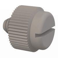 Essentra Components 090632012TEG Thumb Screw Slotted Thumb Screw, #6-32 Thread, 1/8 Lg