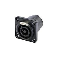 NEUTRIK NLT4FPXX-BAG Speaker Connectors Receptacle speakON STX - 4 pole female - solder cups - V-0 insert - black/silver