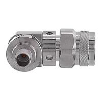 Amphenol Times Microwave Systems EZ-300-TM-RA-X Connectors TNC-male (plug) right angle, crimp connector, non-solder pin, no braid trim