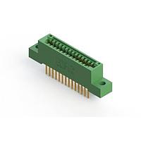 EDAC 345-028-523-204 With Flanges .100" (2.54mm) Pitch Card Edge Connector