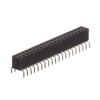 AMP Connectors - TE Connectivity 534267-7 Receptacle RECEPT 40POS .100 VERT DUAL