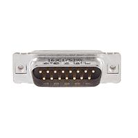 Amphenol CONEC 163C17539X Plug 15 POS M R/A .318 C/W PCB CLIP