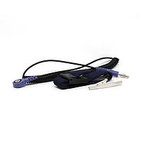 Desco 63070 Anti-Static Control Products WRIST STRAP, WOVEN ADJ 6FT 7mm